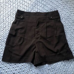 Banana Republic Black Paperbag Shorts | Size 4